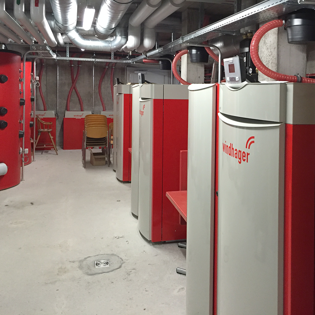 Projekt: REKA Feriendorf Zinal - Wärmeerzeugung mit Pellets